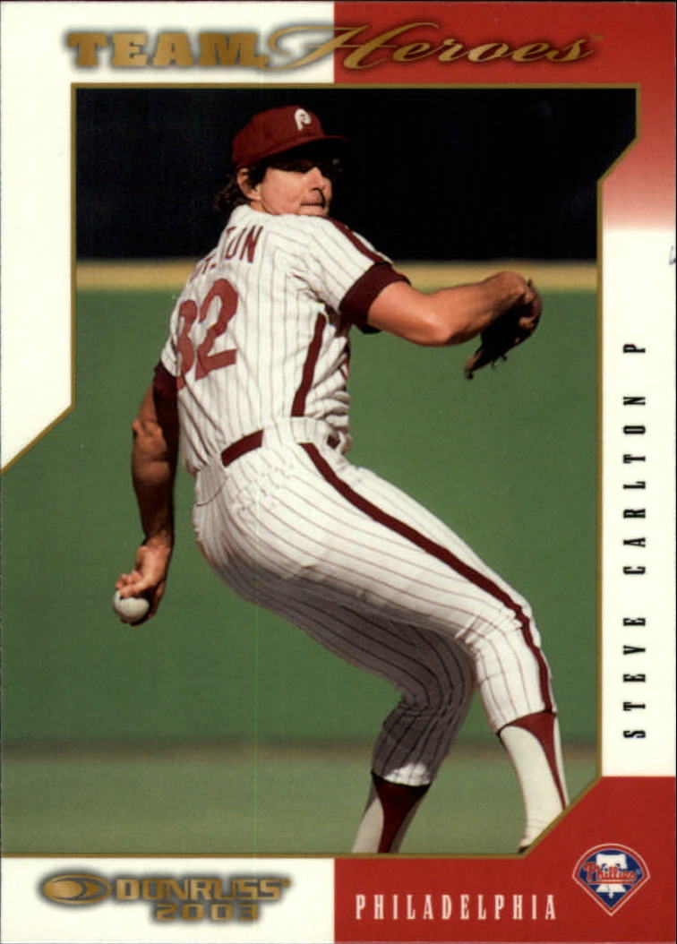 2003 Donruss Team Heroes Glossy #400 Steve Carlton
