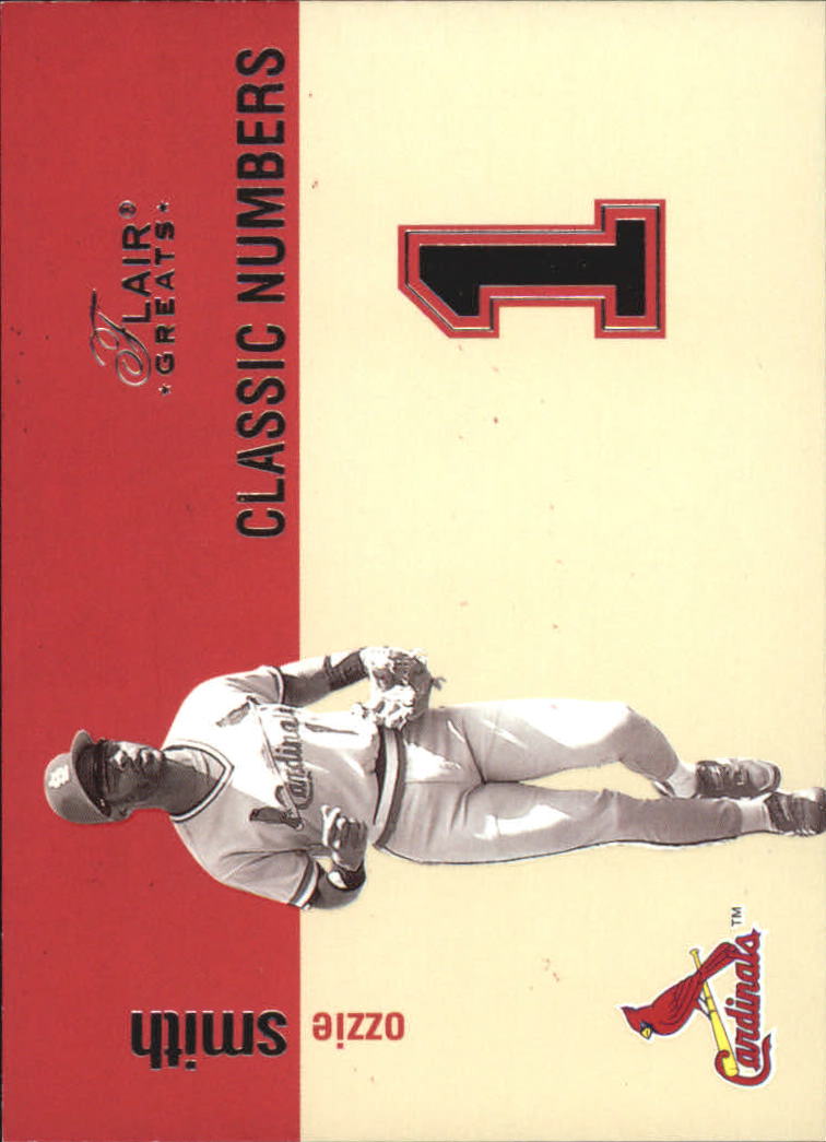 2003 Flair Greats Classic Numbers #5 Ozzie Smith