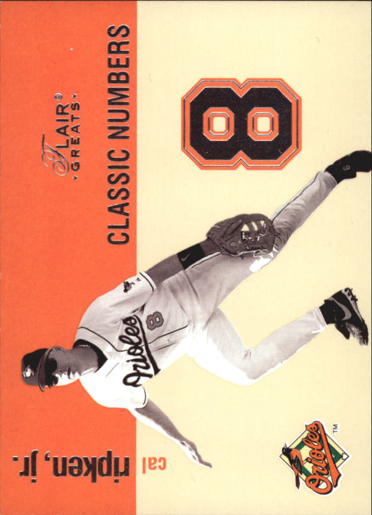 2003 Flair Greats Classic Numbers #8 Cal Ripken