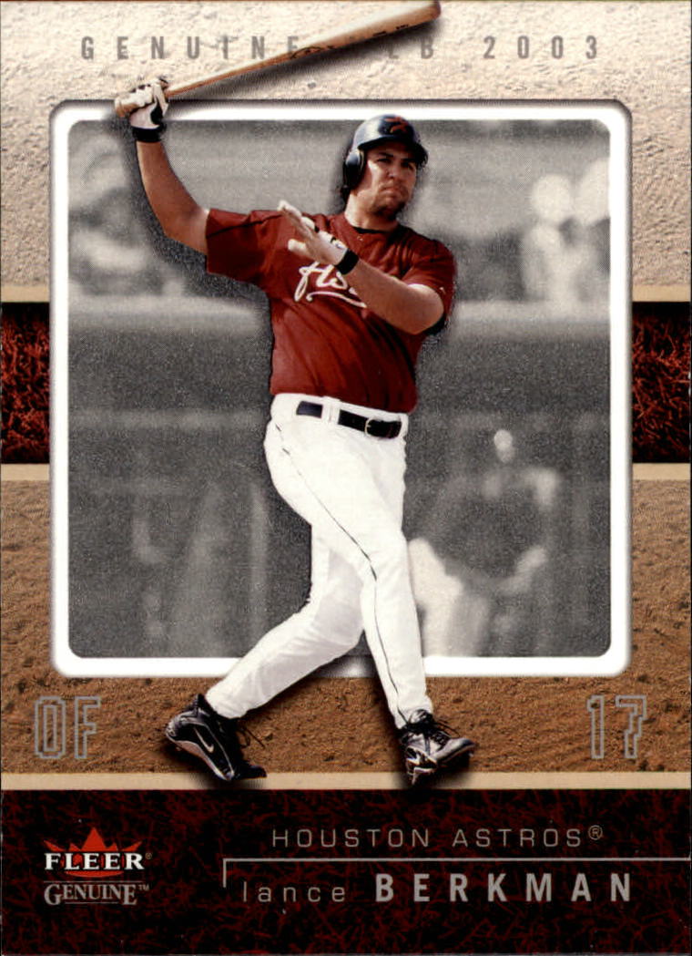 2003 Fleer Genuine #37 Lance Berkman