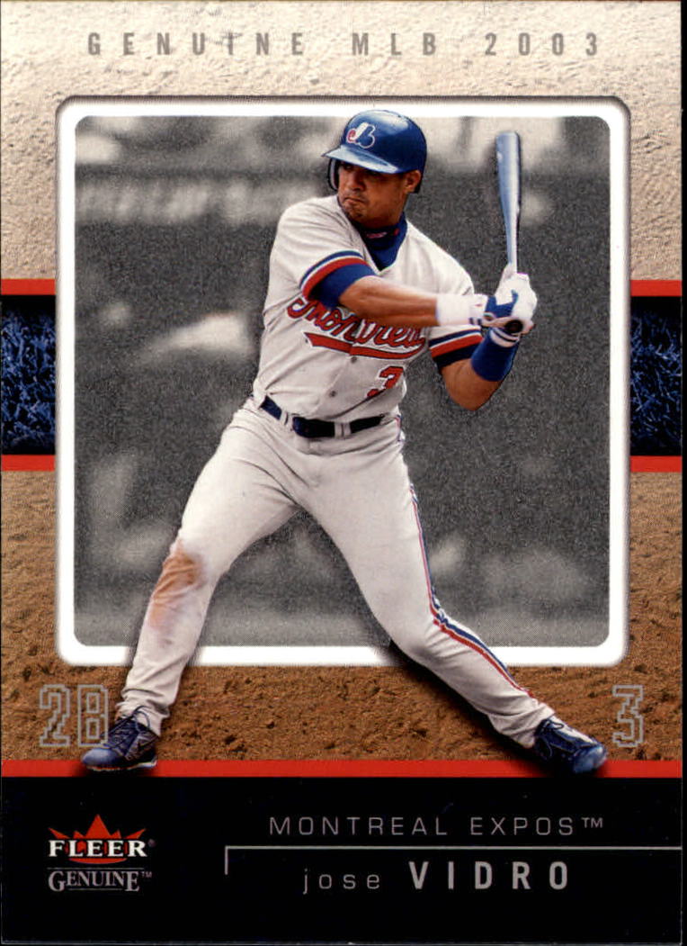 2003 Fleer Genuine #62 Jose Vidro