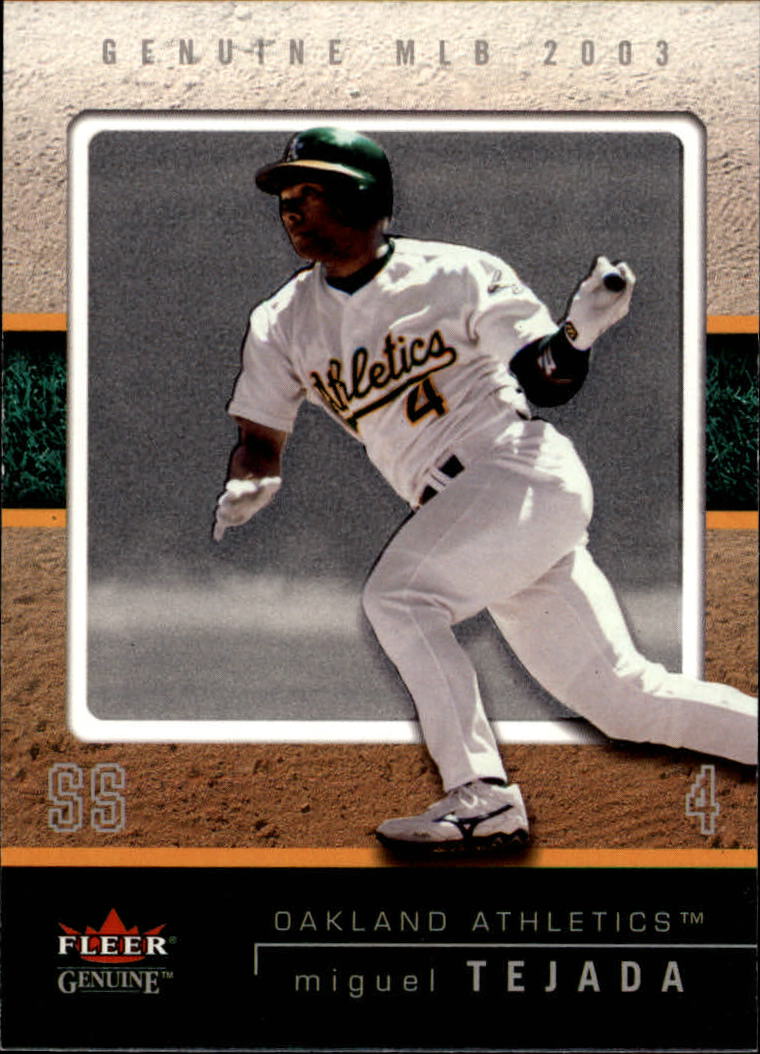 2003 Fleer Genuine #83 Miguel Tejada