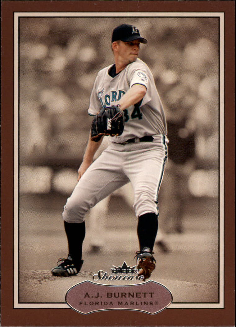 2003 Fleer Showcase #39 A.J. Burnett