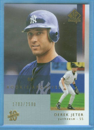 2003 SP Authentic #91 Derek Jeter RA