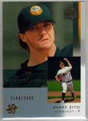 2003 SP Authentic #112 Barry Zito RA