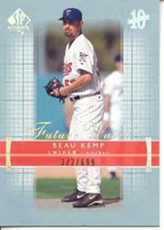 2003 SP Authentic #196 Beau Kemp FW RC