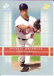 2003 SP Authentic #227 Michael Nakamura FW RC