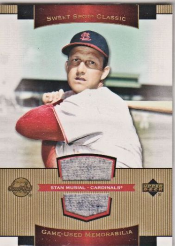2003 Sweet Spot Classics Game Jersey #SM Stan Musial SP