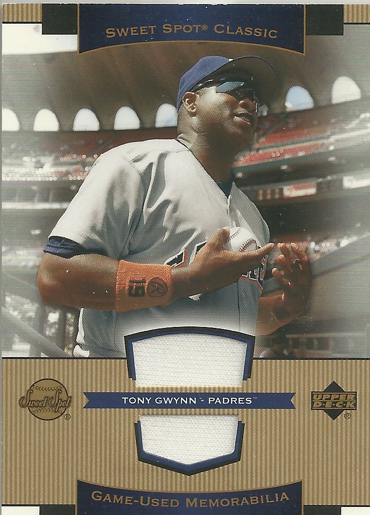 2003 Sweet Spot Classics Game Jersey #TG Tony Gwynn