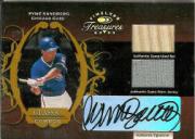 2003 Timeless Treasures Classic Combos Autographs #30 Ryne Sandberg Bat-Jsy/50