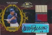 2003 Timeless Treasures Classic Prime Combos Autographs #30 Ryne Sandberg Bat-Jsy