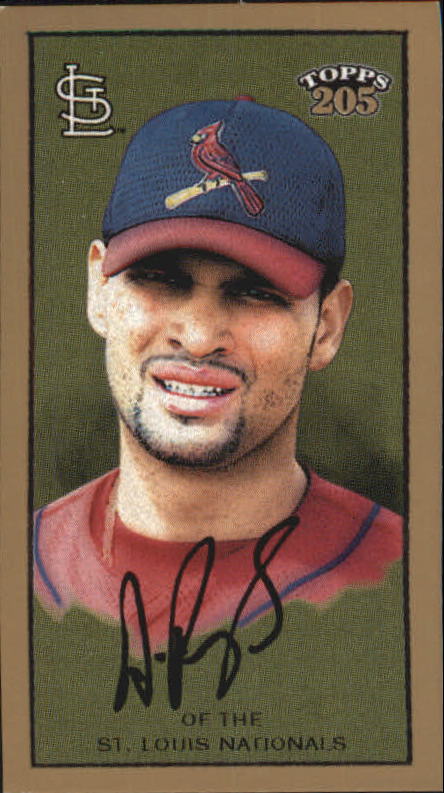 2003 Topps 205 Honest #3B Albert Pujols White Logo