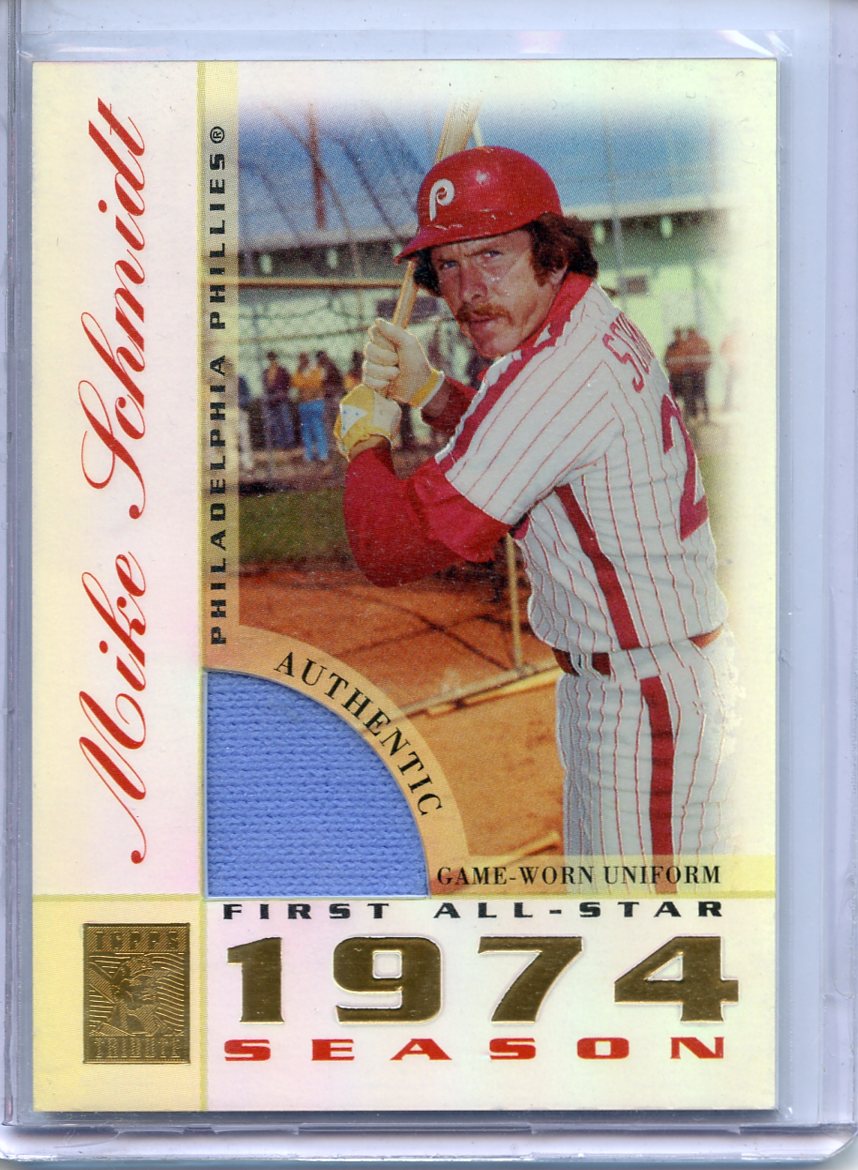 2003 Topps Tribute Perennial All-Star Relics #MS Mike Schmidt Uni P