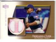 2003 UD Authentics Threads of Time Gold #AR Alex Rodriguez Jsy/50