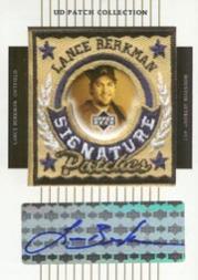 2003 UD Patch Collection Signature Patches #LB Lance Berkman