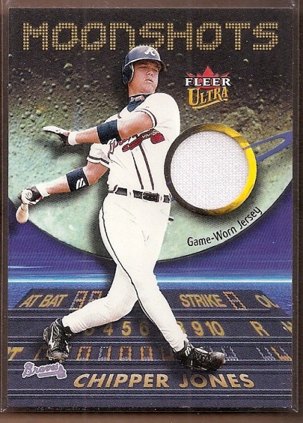 2003 Ultra Moonshots Memorabilia #CJ Chipper Jones Jsy