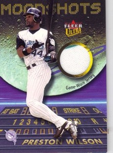 2003 Ultra Moonshots Memorabilia #PW Preston Wilson Jsy
