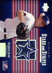 2003 Upper Deck Finite Stars and Stripes Game Jersey #J8 Stephen Head