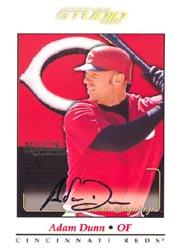 2003 Studio Recollection Autographs 5 x 7 #4 Adam Dunn/12