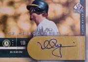 2003 SP Authentic Chirography Flashback Gold #MA Mark McGwire