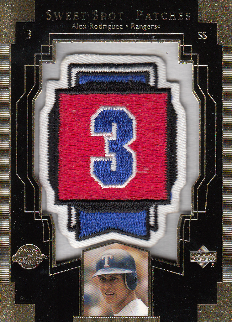 2003 Sweet Spot Patches #AR1 Alex Rodriguez