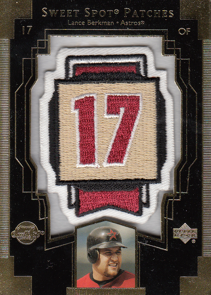 2003 Sweet Spot Patches #LB1 Lance Berkman