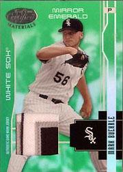 2003 Leaf Certified Materials Mirror Emerald Materials #39 Mark Buehrle Jsy