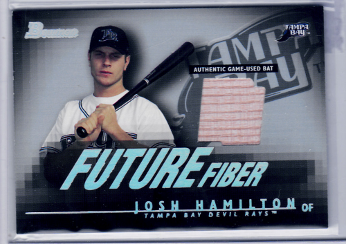 2003 Bowman Future Fiber Bats #JH Josh Hamilton