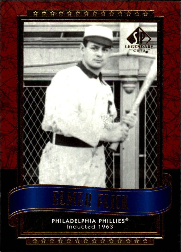 2003 SP Legendary Cuts #38 Elmer Flick