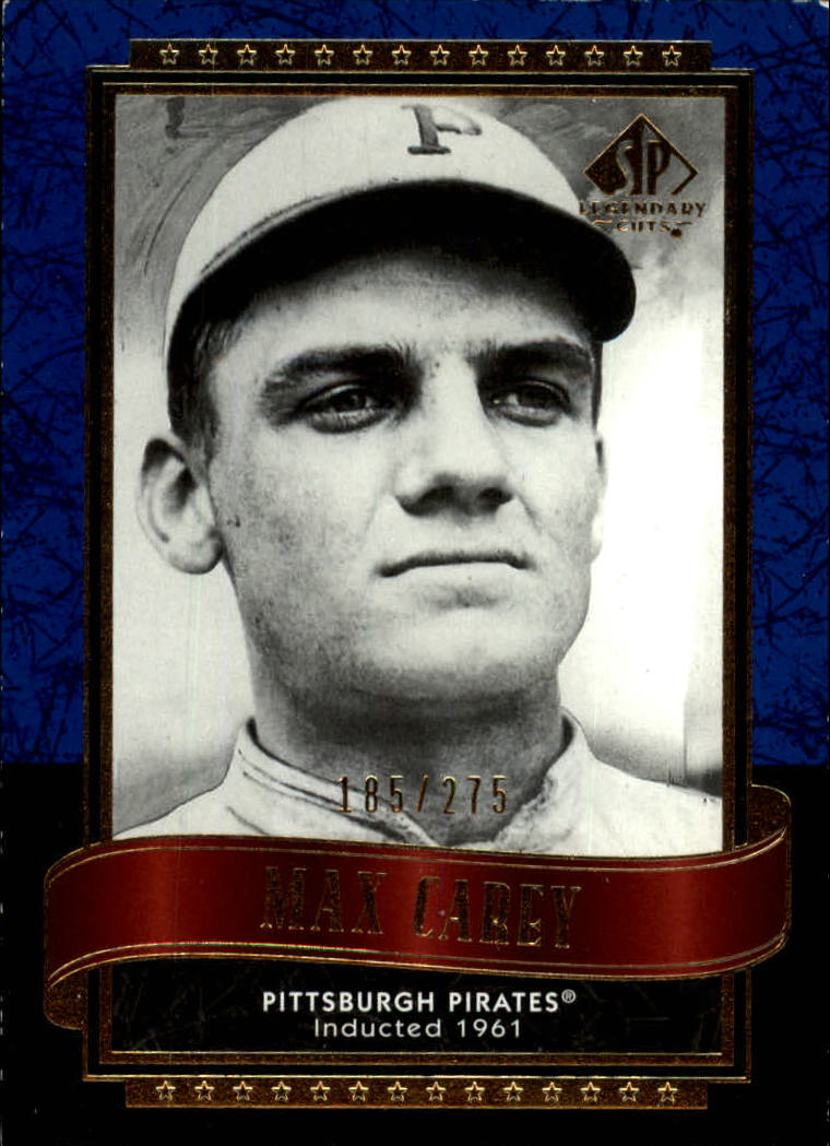 2003 SP Legendary Cuts #87 Max Carey