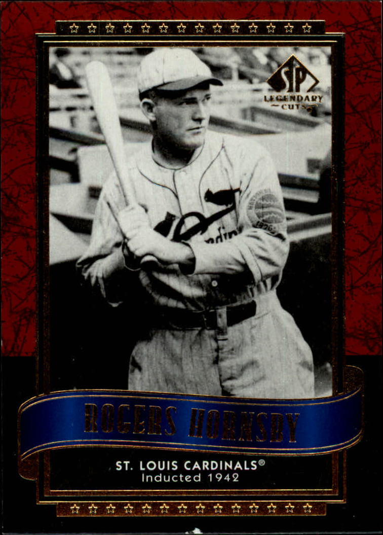 2003 SP Legendary Cuts #107 Rogers Hornsby