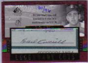 2003 SP Legendary Cuts Autographs #EA Earl Averill/96