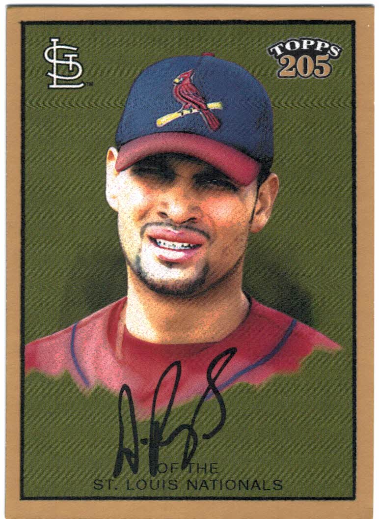 2003 Topps 205 #3B Albert Pujols White Logo