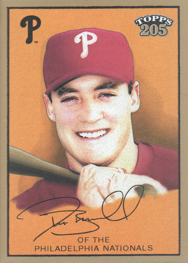 2003 Topps 205 #40B Pat Burrell Brown Bat
