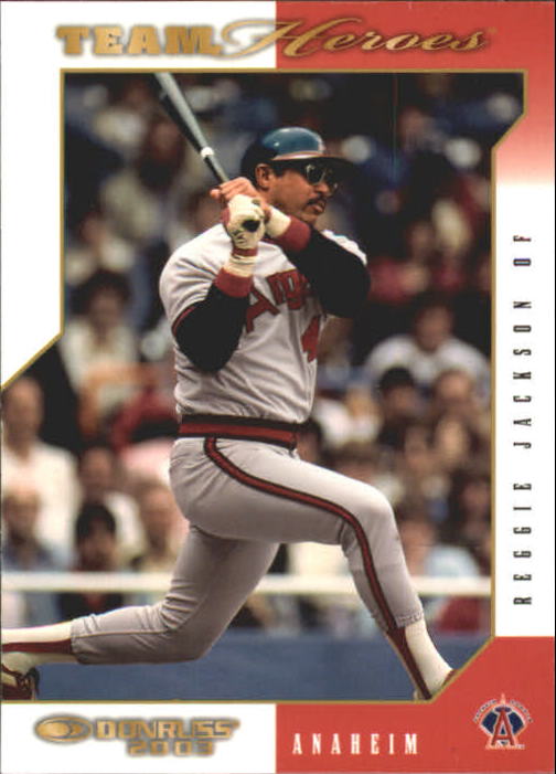2003 Donruss Team Heroes #5 Reggie Jackson Angels