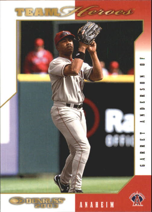 2003 Donruss Team Heroes #9 Garret Anderson