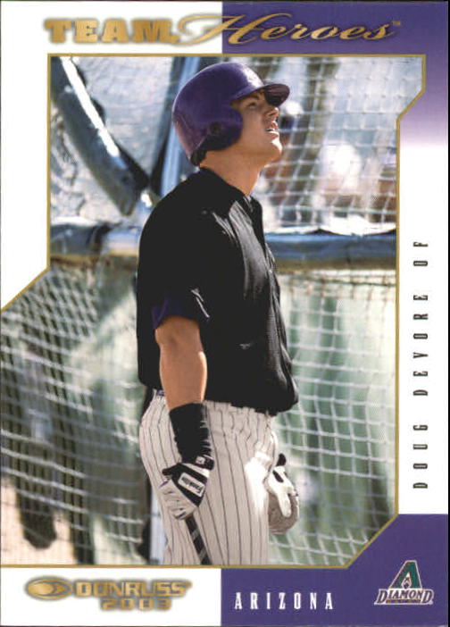 2003 Donruss Team Heroes #15 Doug Devore