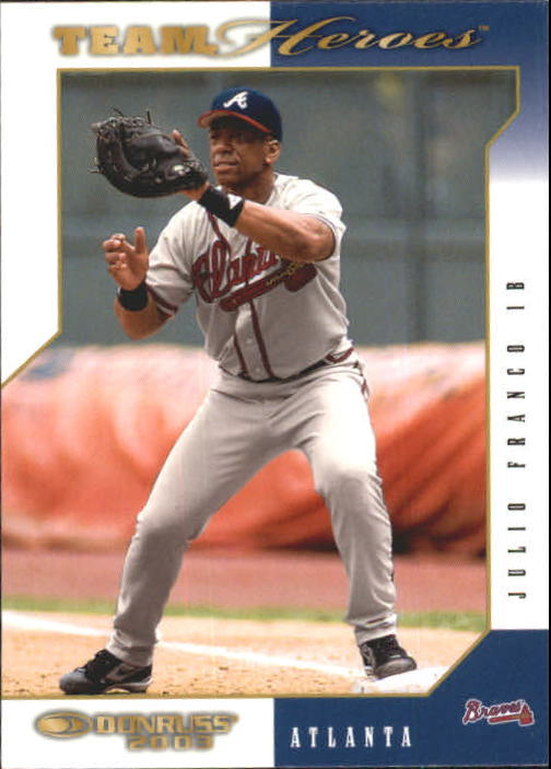 2003 Donruss Team Heroes #34 Julio Franco