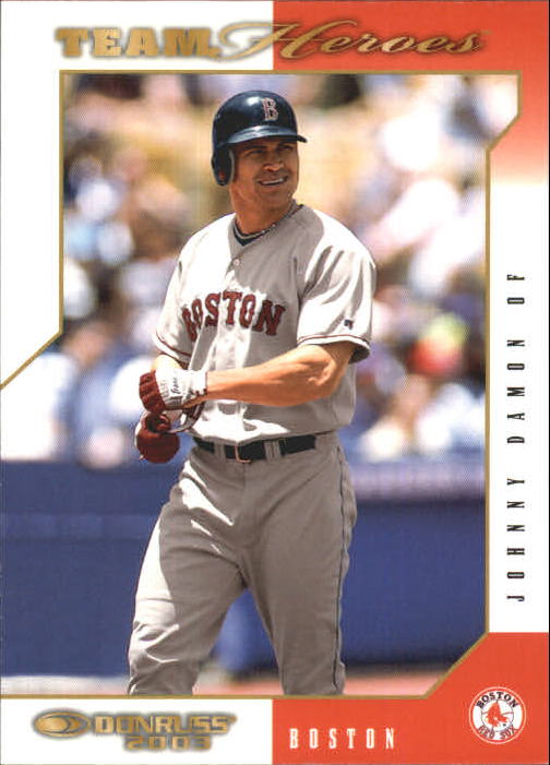 2003 Donruss Team Heroes #78 Johnny Damon