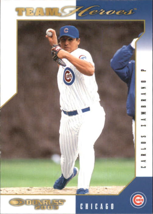 2003 Donruss Team Heroes #105 Carlos Zambrano