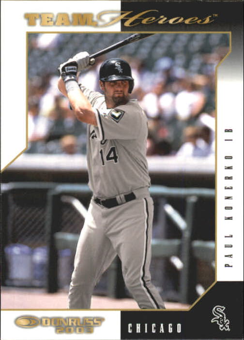 2003 Donruss Team Heroes #130 Paul Konerko
