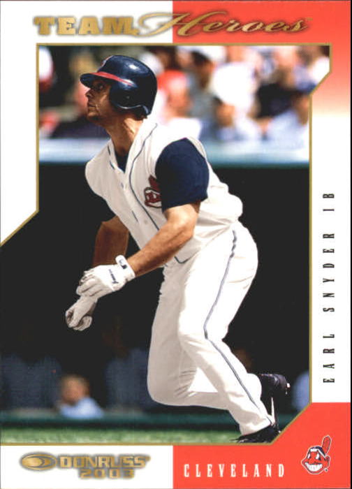 2003 Donruss Team Heroes #161 Earl Snyder