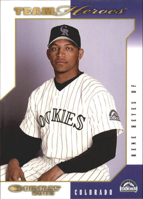 2003 Donruss Team Heroes #174 Rene Reyes