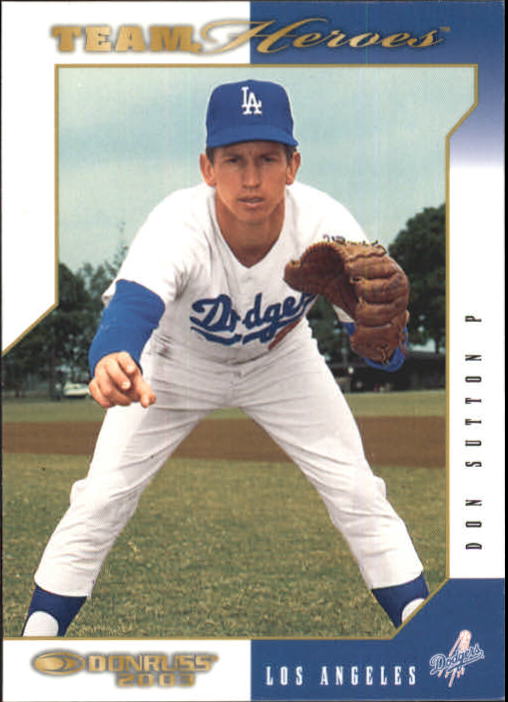 2003 Donruss Team Heroes #265 Don Sutton