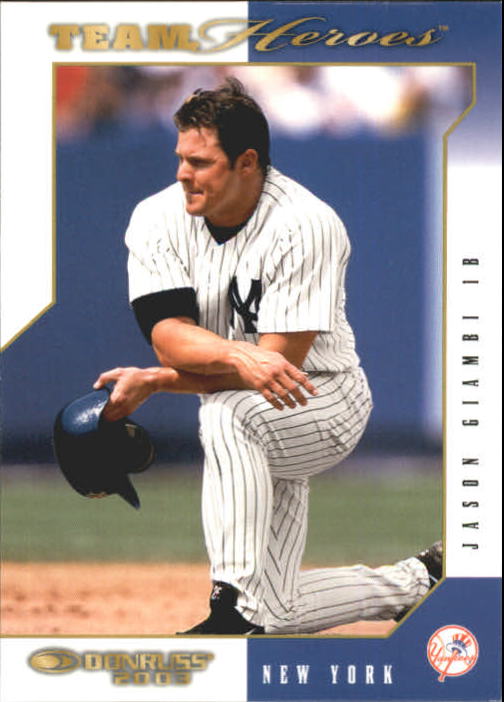 2003 Donruss Team Heroes #355 Jason Giambi