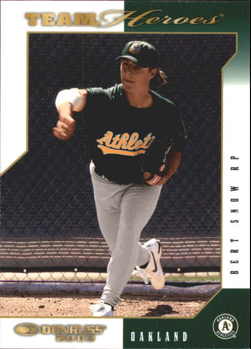 2003 Donruss Team Heroes #366 Bert Snow