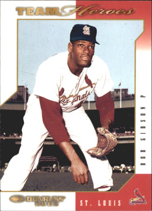2003 Donruss Team Heroes #493 Bob Gibson
