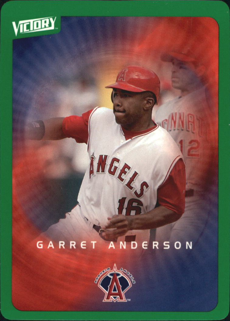 2003 Upper Deck Victory Tier 1 Green #2 Garret Anderson
