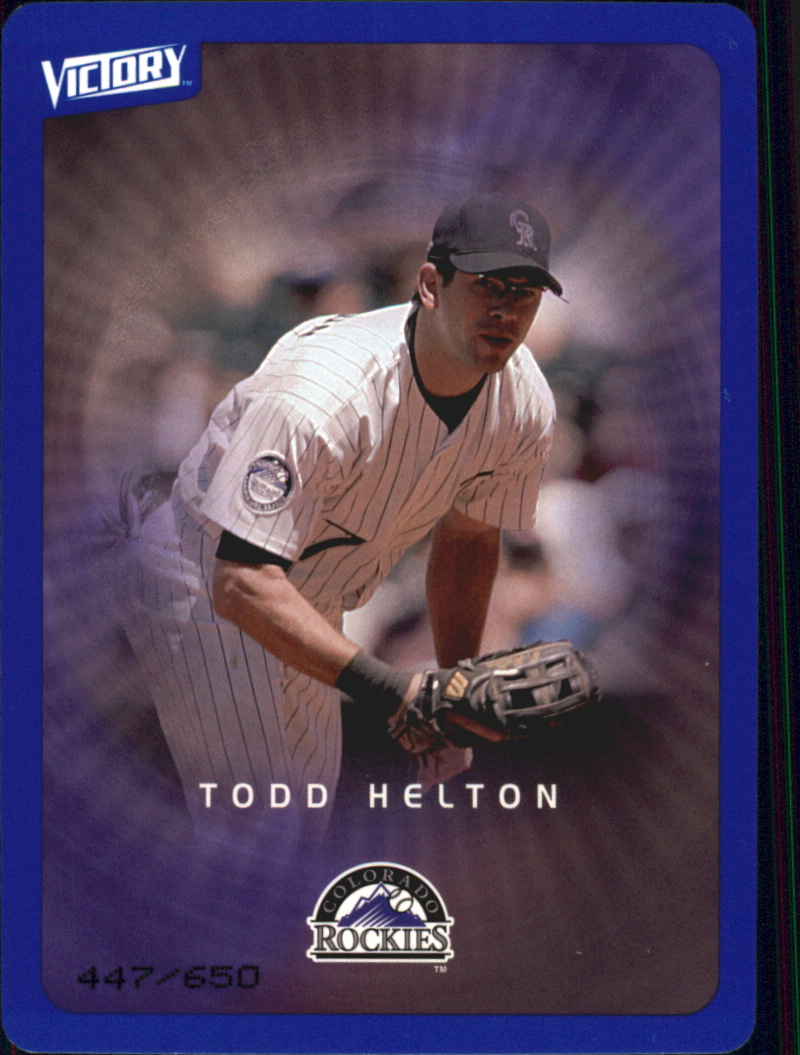 2003 Upper Deck Victory Tier 3 Blue #34 Todd Helton