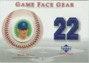 2003 Upper Deck Game Face Gear #MPR Mark Prior